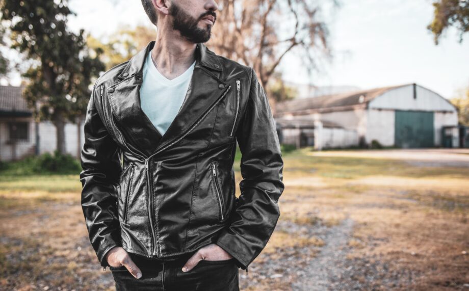 Chaqueta de cuero para hombre. Somos Leyendas