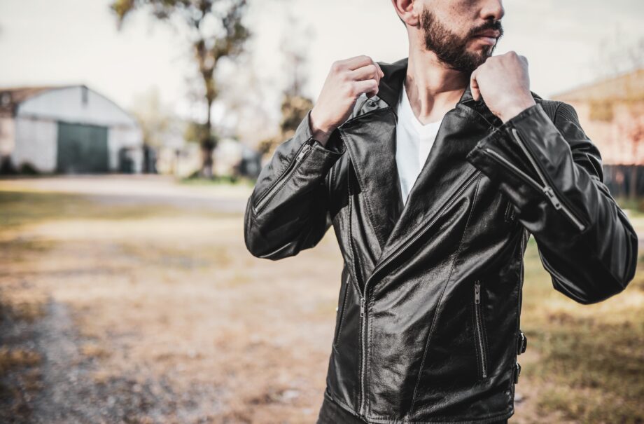 Chaqueta de cuero para hombre. Somos Leyendas