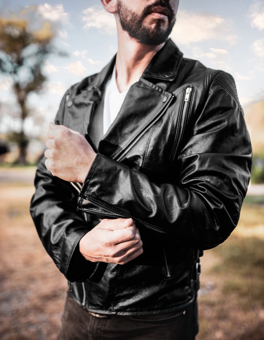 Chaqueta de cuero para hombre. Somos Leyendas