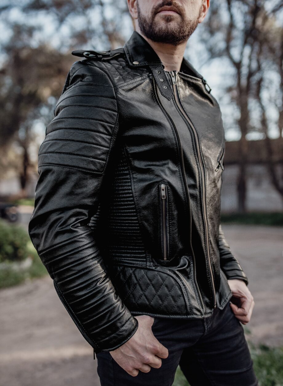 Chaqueta de cuero para hombre. Somos Leyendas