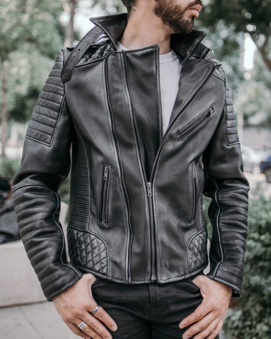 Chaqueta de cuero para hombre. Somos Leyendas